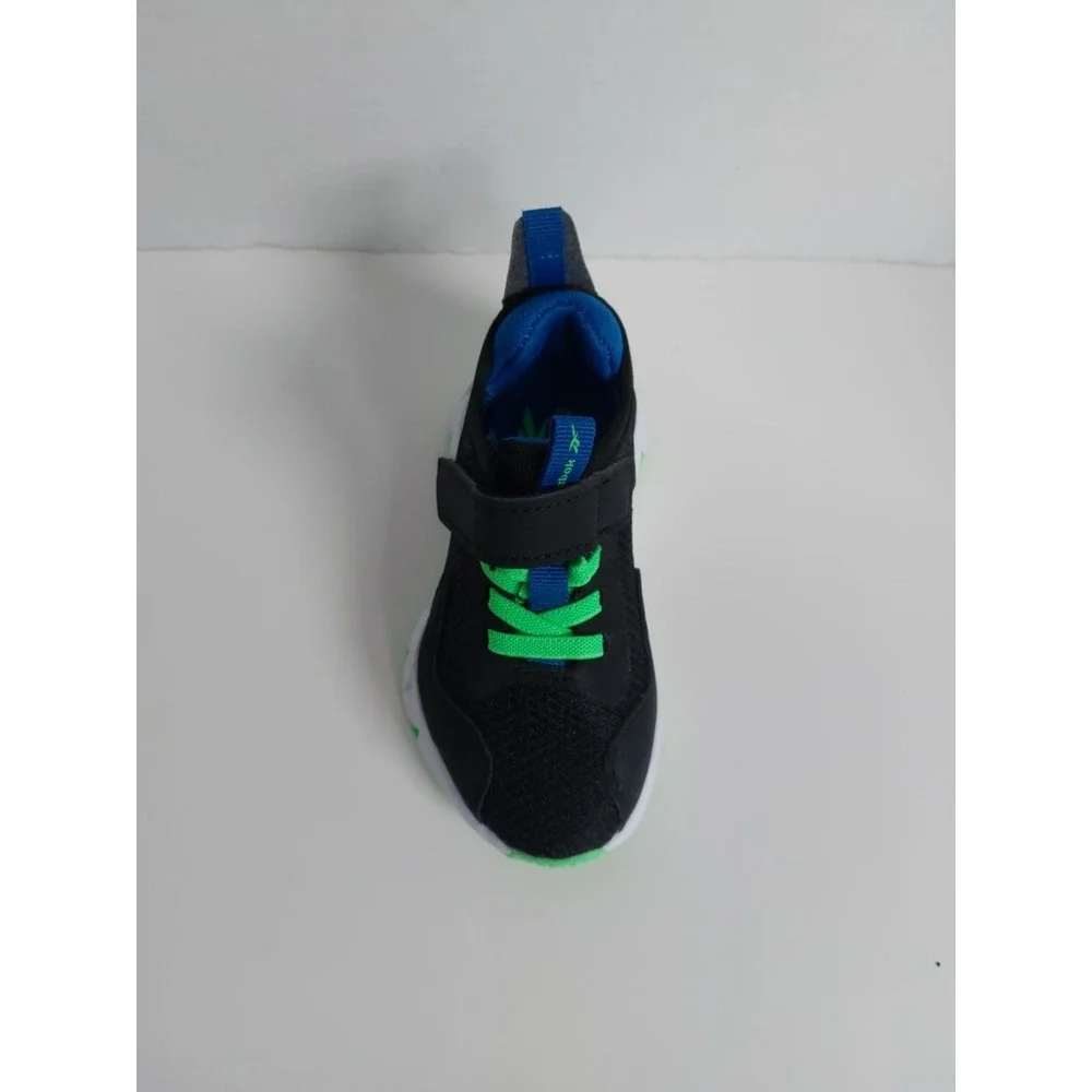 Reebok Zigtech Zig Dynamica Athletic‎ Shoes Black Green - Toddler Boy's Size 7M
